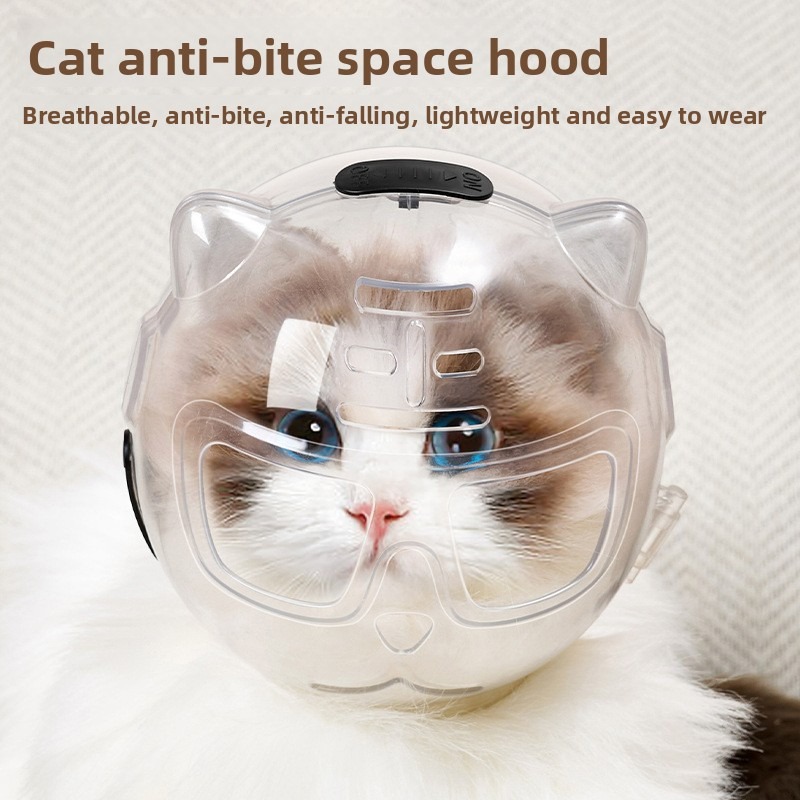 Pet Supplies Nail Trim - Schattige kattenkap met anti-bijt- en likbescherming