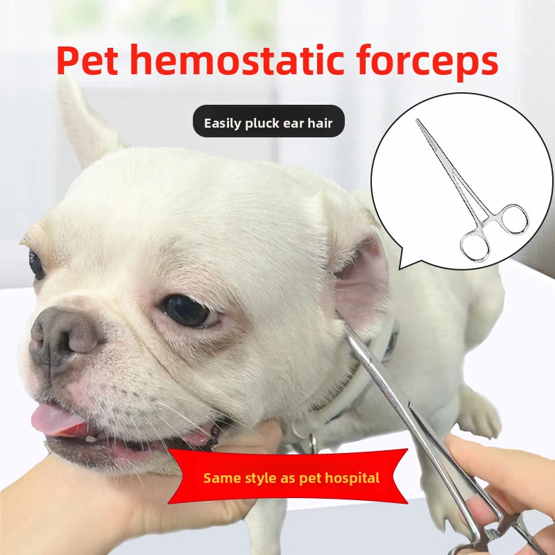 Pet Ear Cleaner - Huisdier Oorhaar Plukkertang Kat Hond Oorhaar