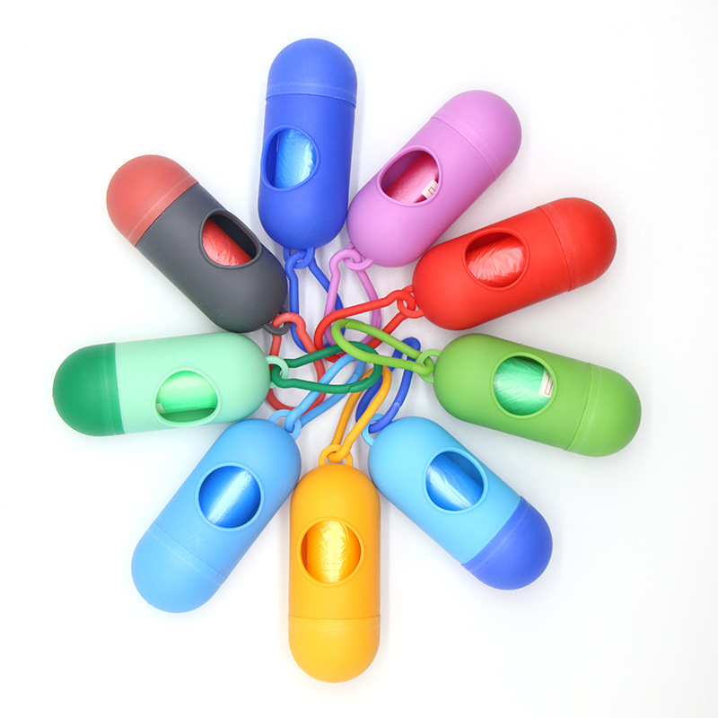 Pet Supplies Nz - Hondenpoepzakhouder Draagbare Huisdierenafvalzak Dispenser Capsule Vorm