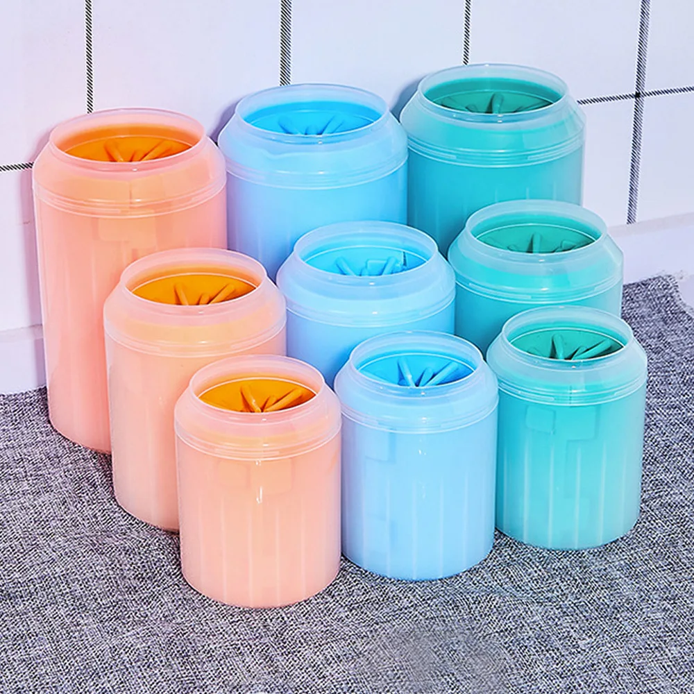 Pet Supplies Nz - Pootplunjer Huisdierpootreiniger Zachte siliconen Voetreinigingsbeker Draagbare