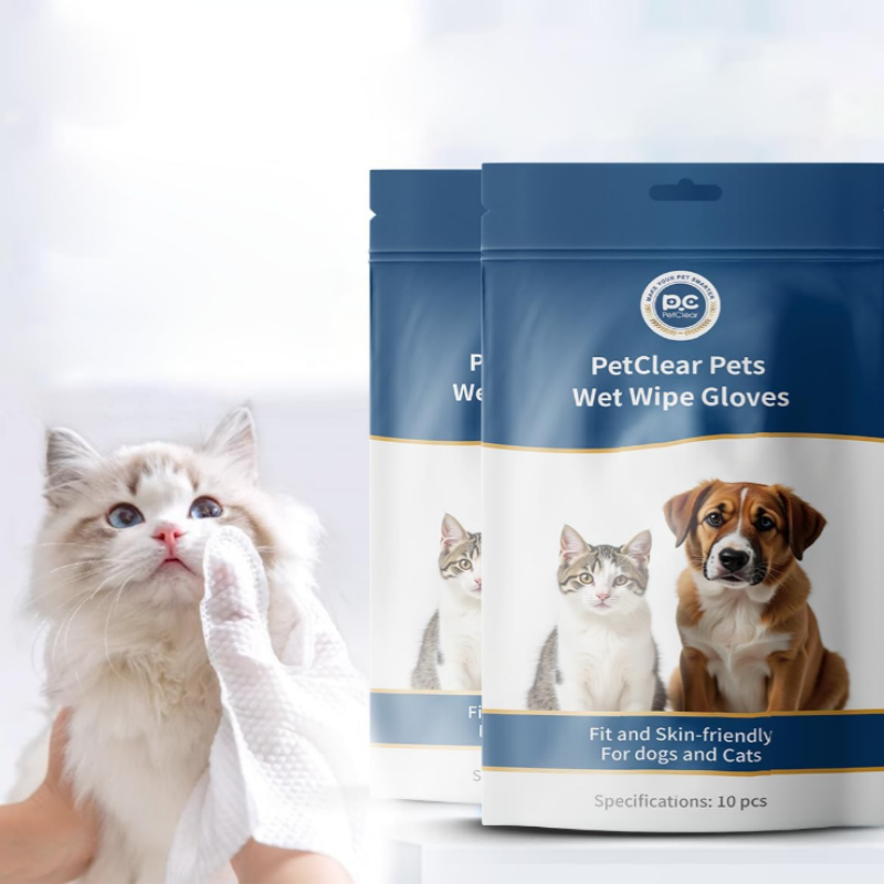 Pet Ear Cleaner - PetClear Wegwerp Honden- en Kattenreinigingshandschoenen 10