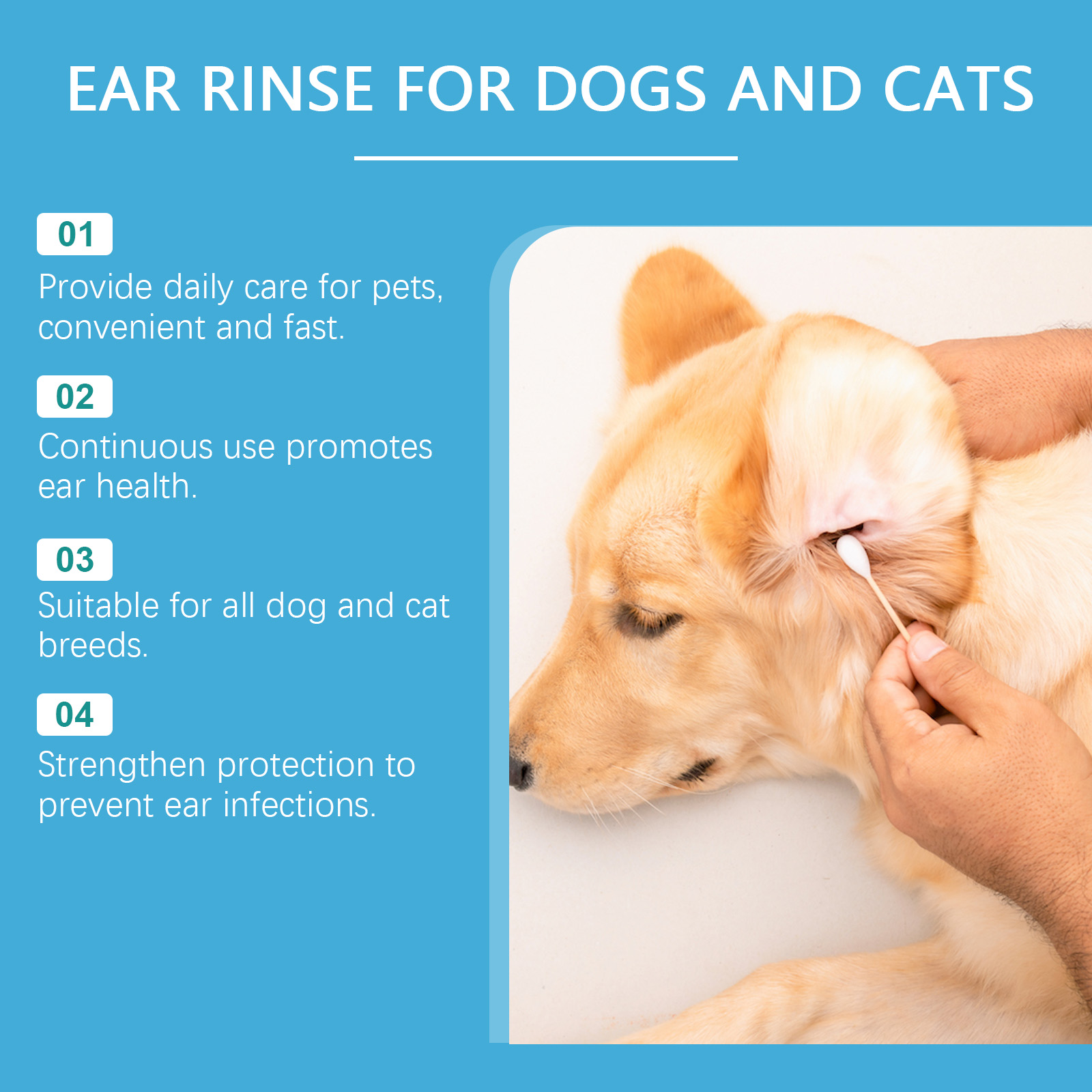 Oorreiniger voor huisdieren vo - Pet Ear Cleaner recensie en prijs
