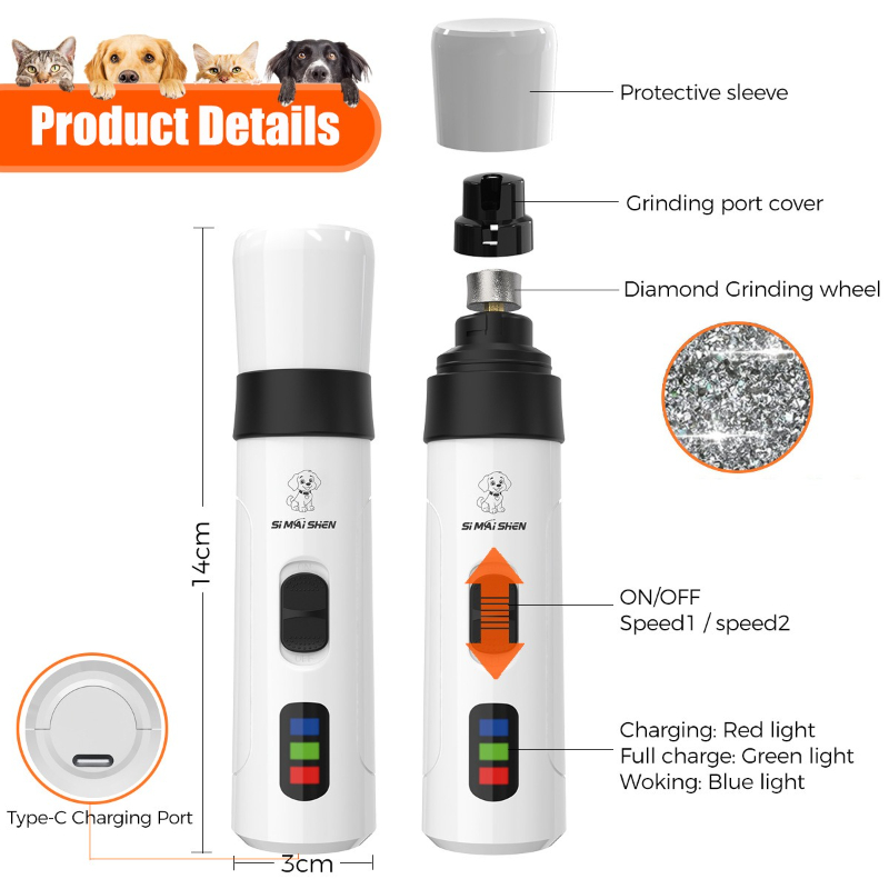 Elektrische nagelslijpmachine  - Pet Supplies Nail Trim recensie en prijs