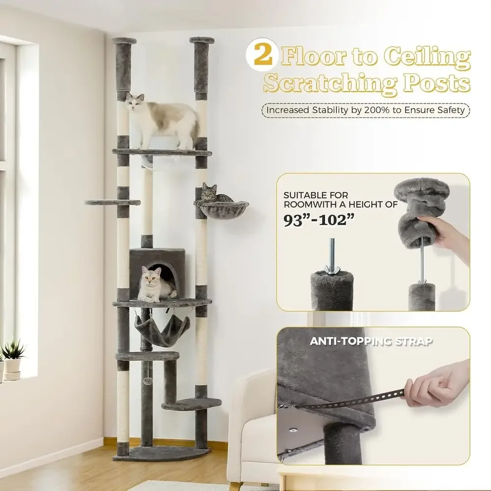 Verstelbare kattenboom: ruim s - Cat Scratching Post recensie en prijs