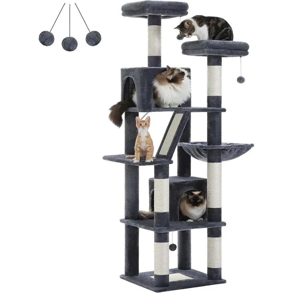 70 cm hoge kattenboom met 2 ap - Cat Scratching Post recensie en prijs