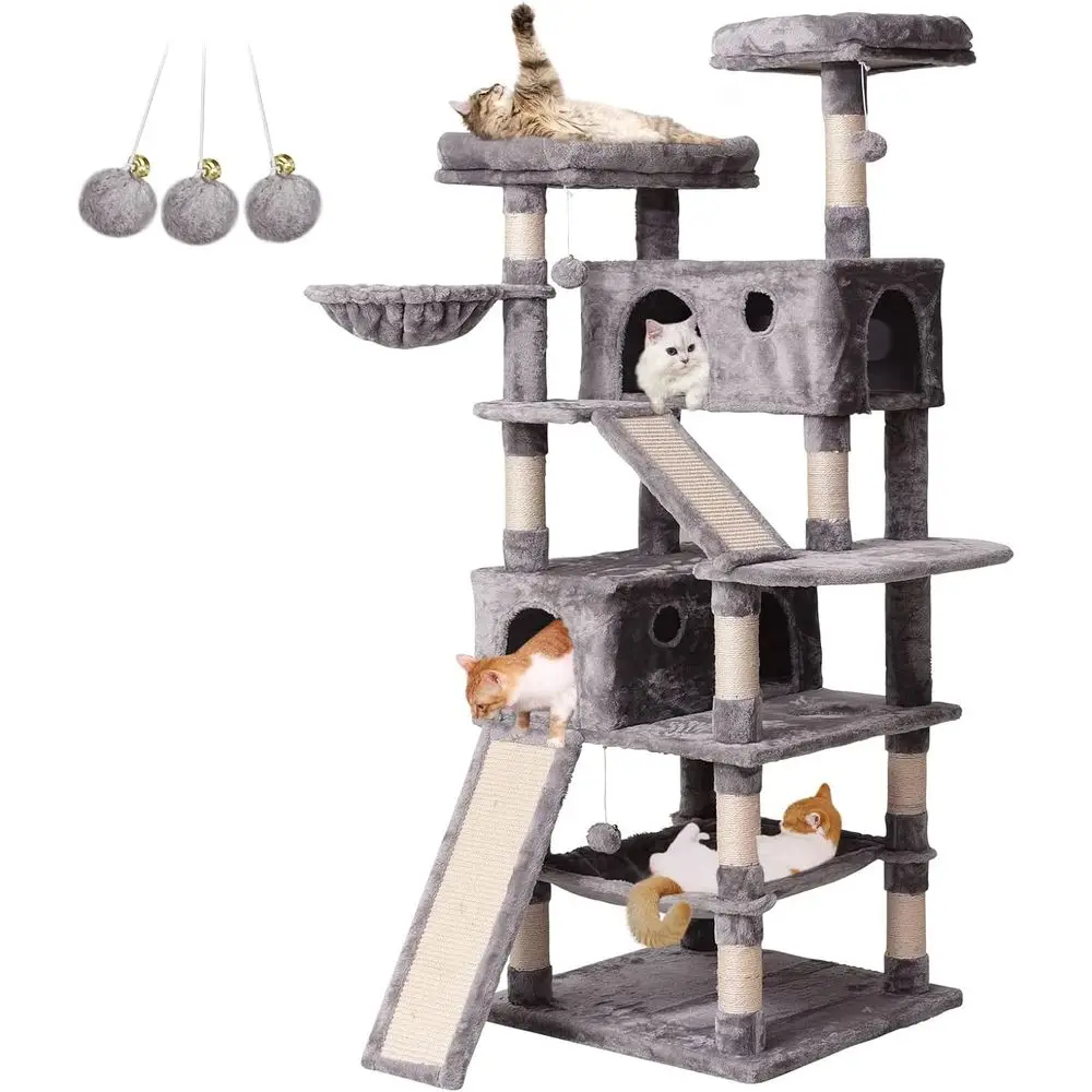 Multi-level kattenboom met kra - Cat Scratching Post recensie en prijs