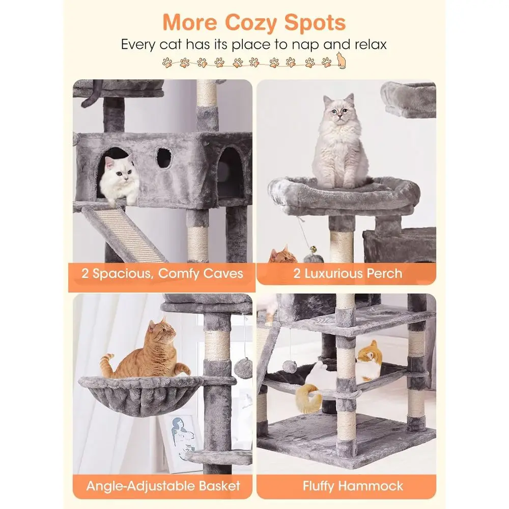 Multi-level kattenboom met kra - Cat Scratching Post recensie en prijs