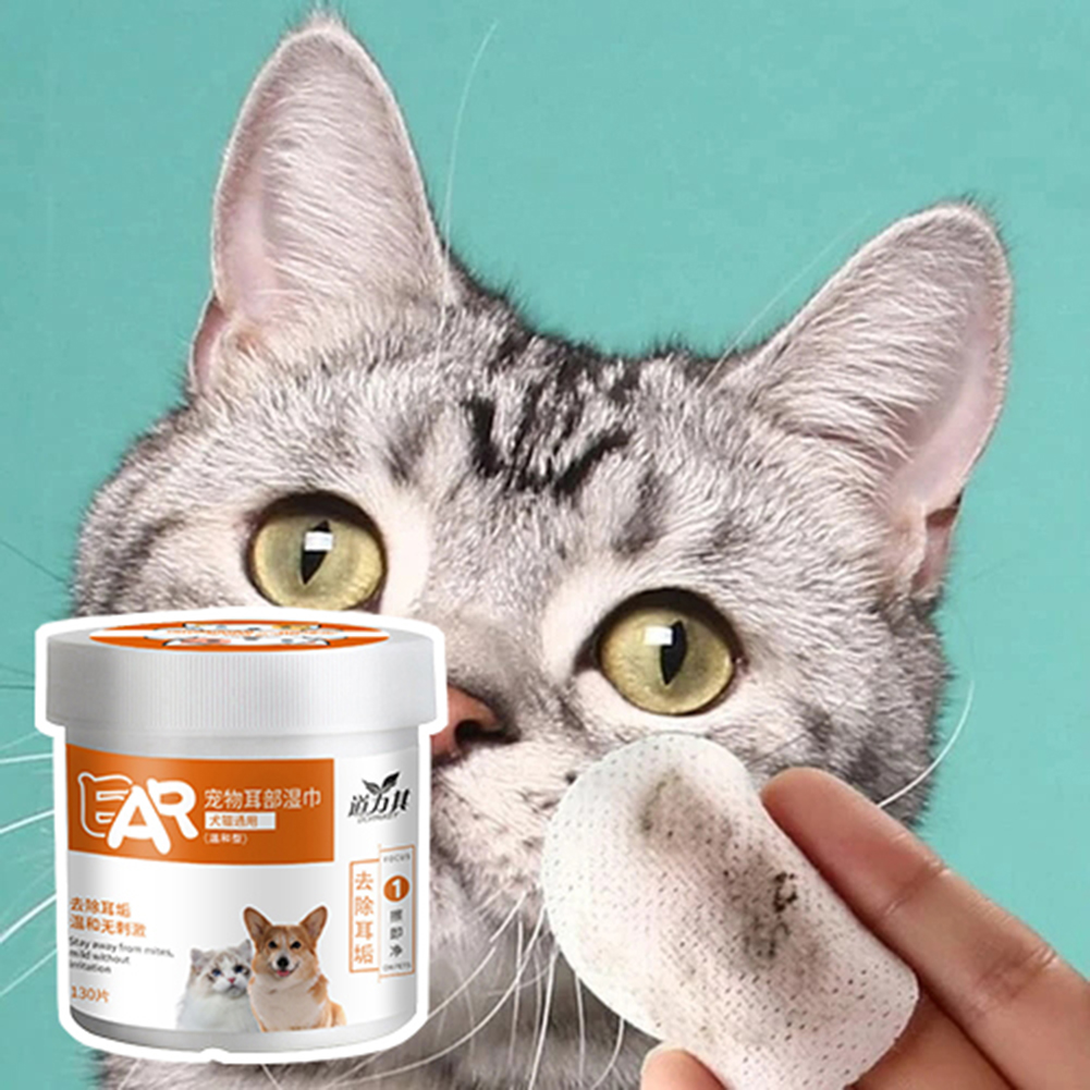 130 stks oogdoekje voor honden - Pet Ear Cleaner recensie en prijs
