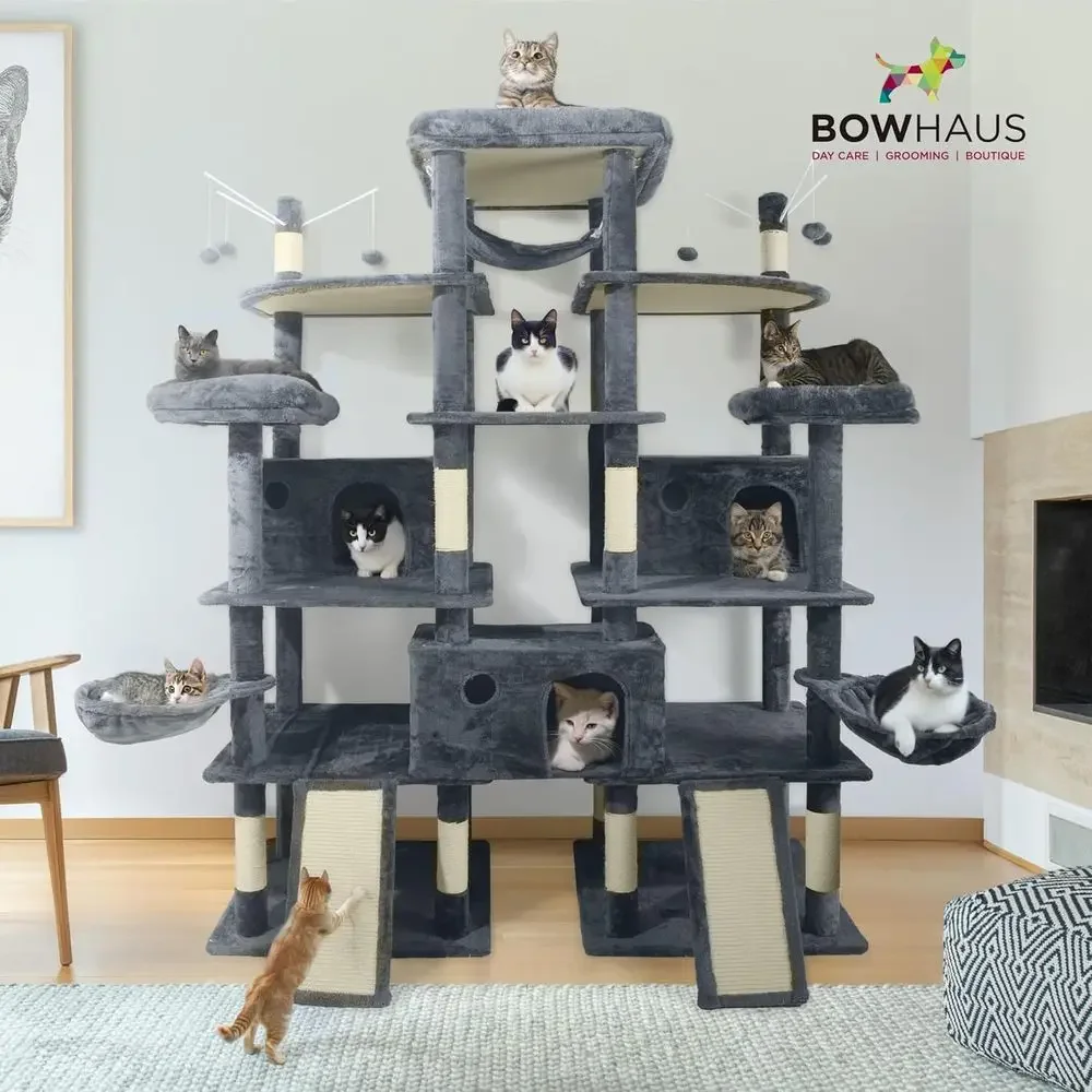 80-inch hoge kattentoren voor  - Cat Scratching Post recensie en prijs