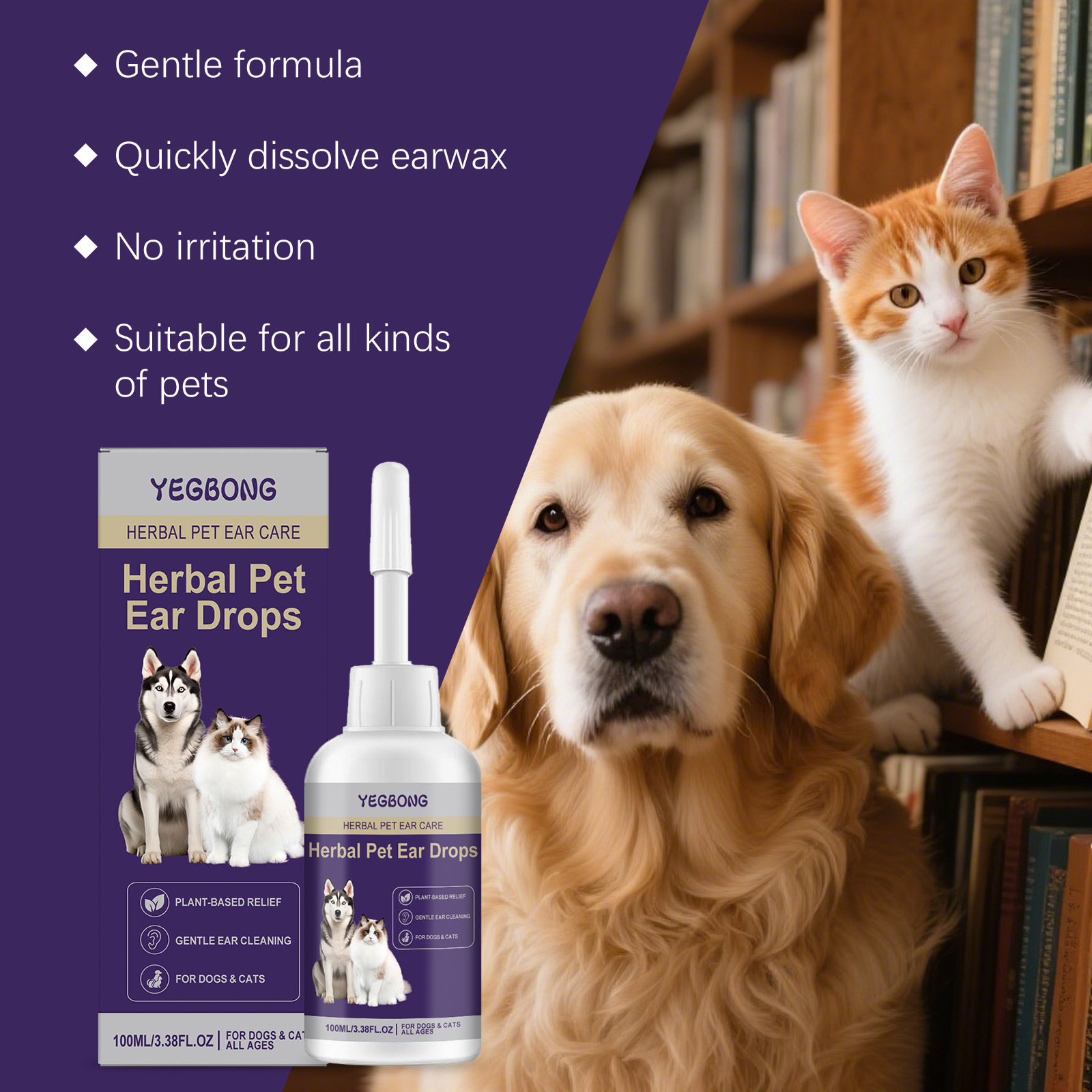 Oorreinigingsdruppels voor hui - Pet Ear Cleaner recensie en prijs