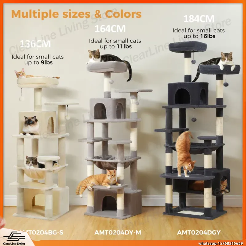 Grote kattenboomtoren voor bin - Cat Scratching Post recensie en prijs